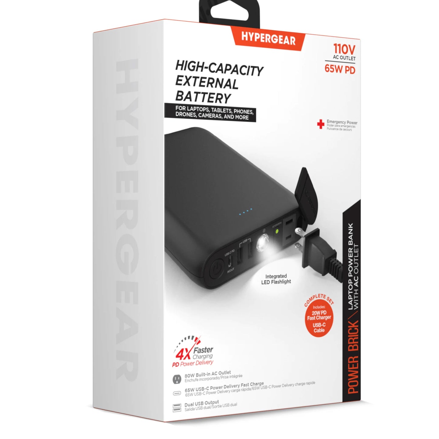 Hypergear Power Brick 24000Mah AC Laptop Power Bank