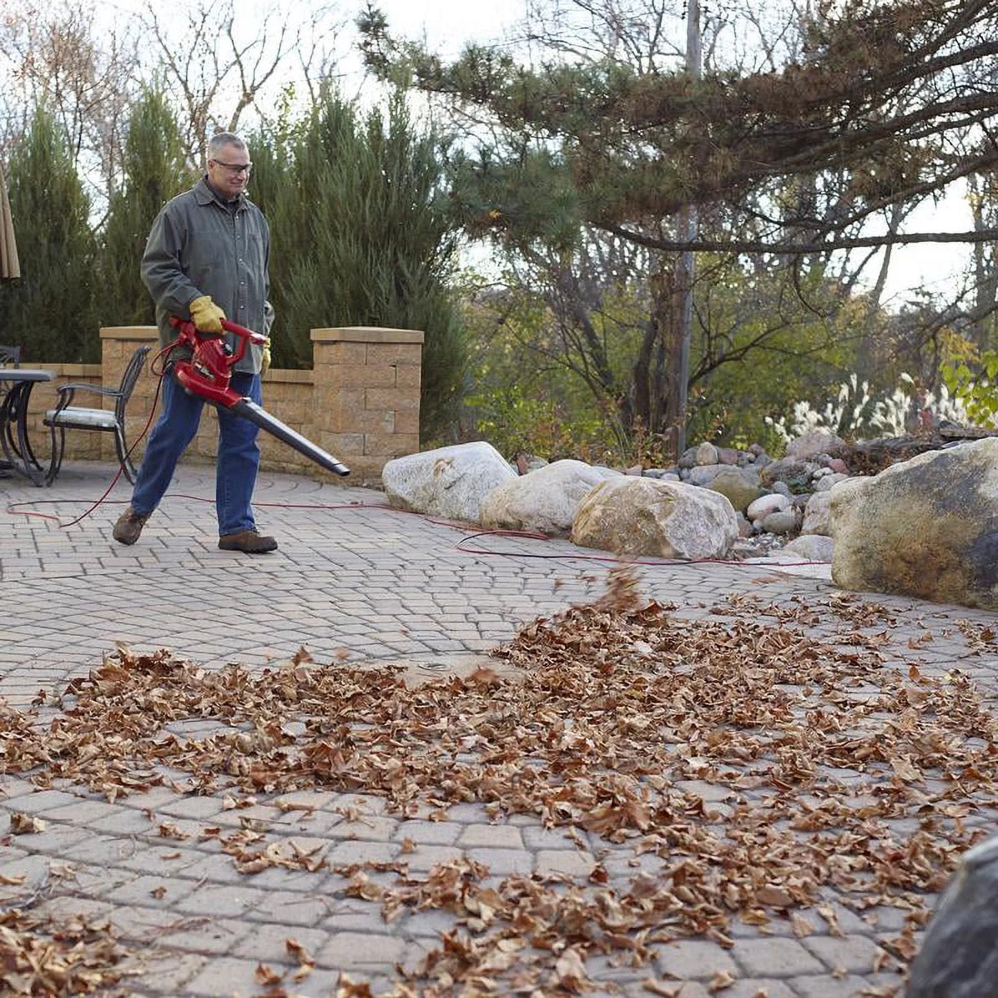 Ultra 250 MPH 410 CFM 12 Amp Electric Blower/Vacuum/Mulcher 51619