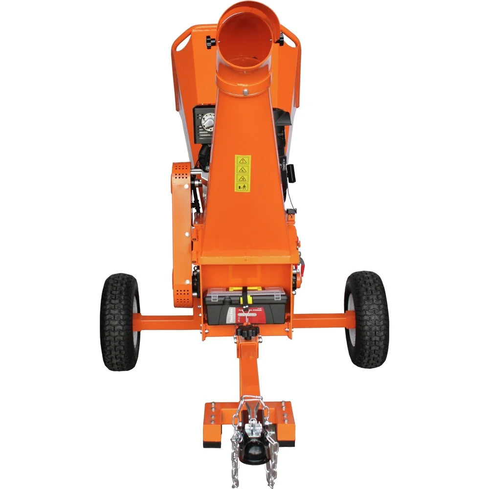 KOHLER CH440 14 HP 5 In. Chipper Shredder with Extra Steel Blades/All-Weather Protective Cover/Wheel Base Extension Kit/Tow Bar