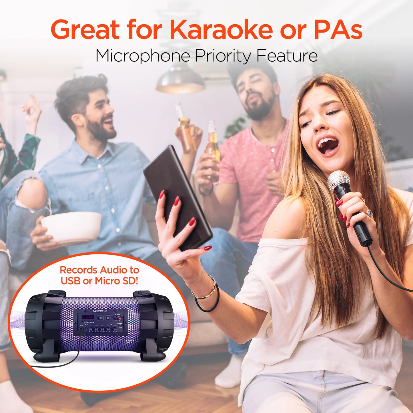 Hypergear Hypersonic Wireless Speaker (14588-HYP)