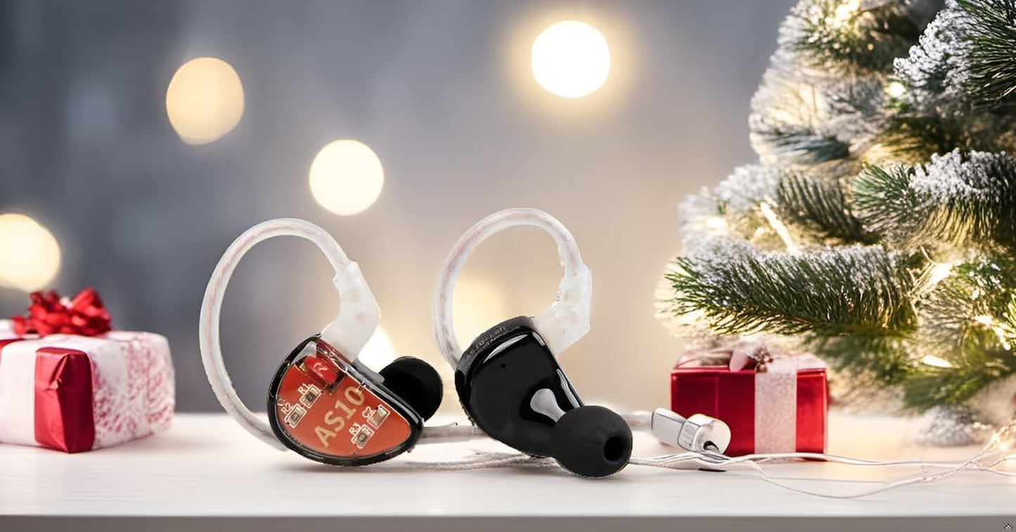 KZ AS10 in Ear Monitor Earbuds Headphone, Pure 5 Balanced Armature 5BA KZ Earbud