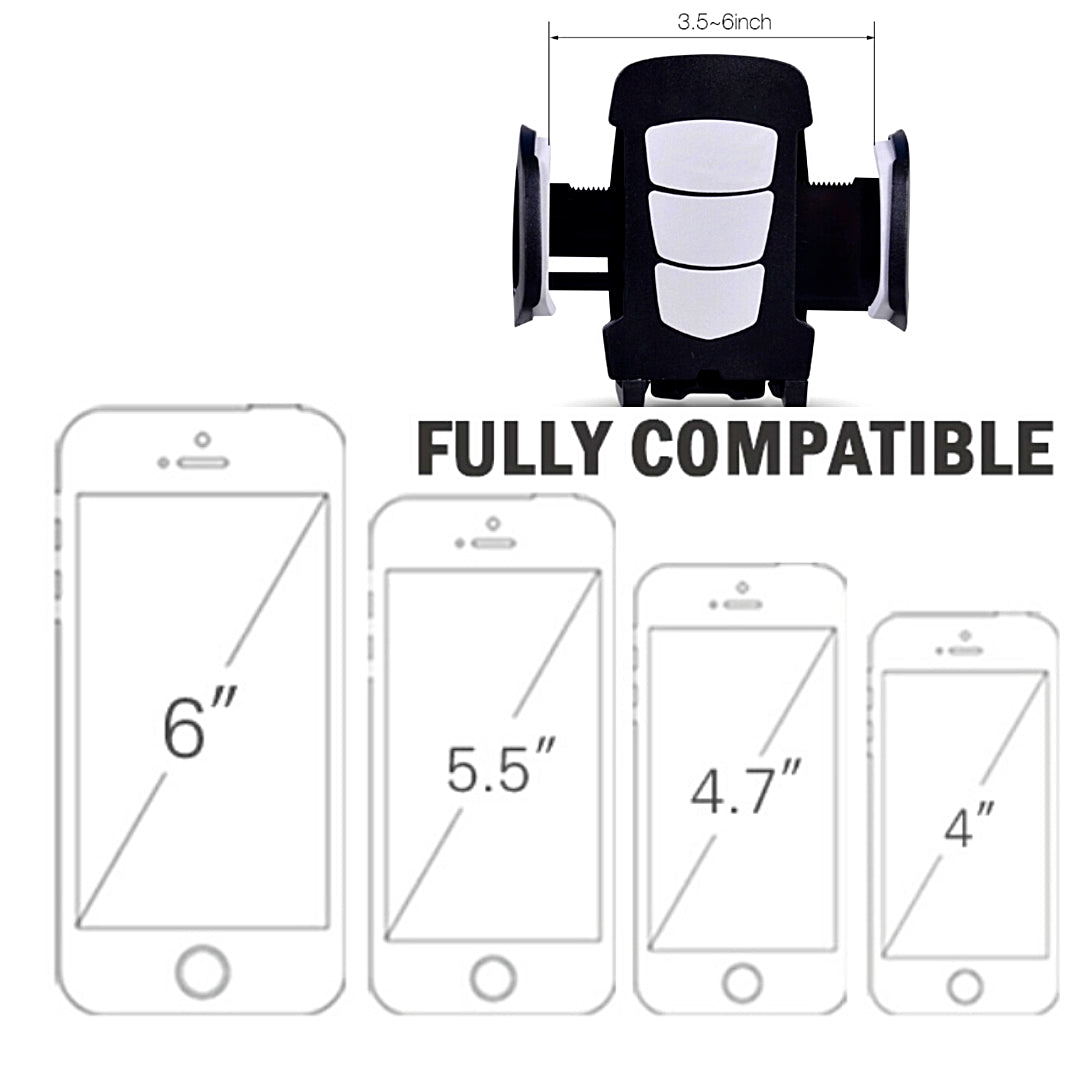 Base Para Poner Sujetar El Telefono En Carro Soporte Celular Movil GPS Coche 360