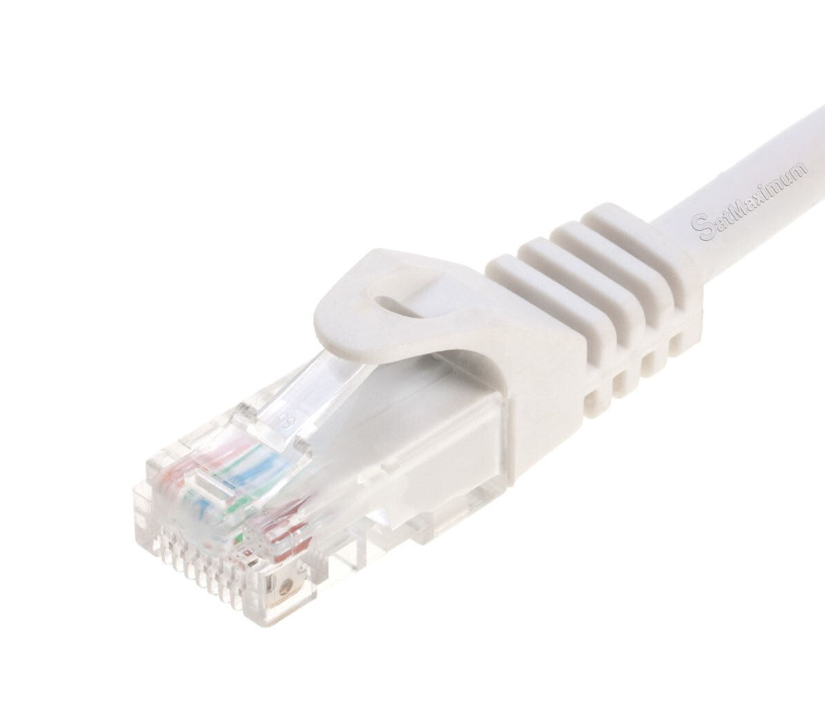 CAT6 Ethernet Patch Cord RJ45 LAN Network Cable White 25FT-200FT Multi-Pack LOT