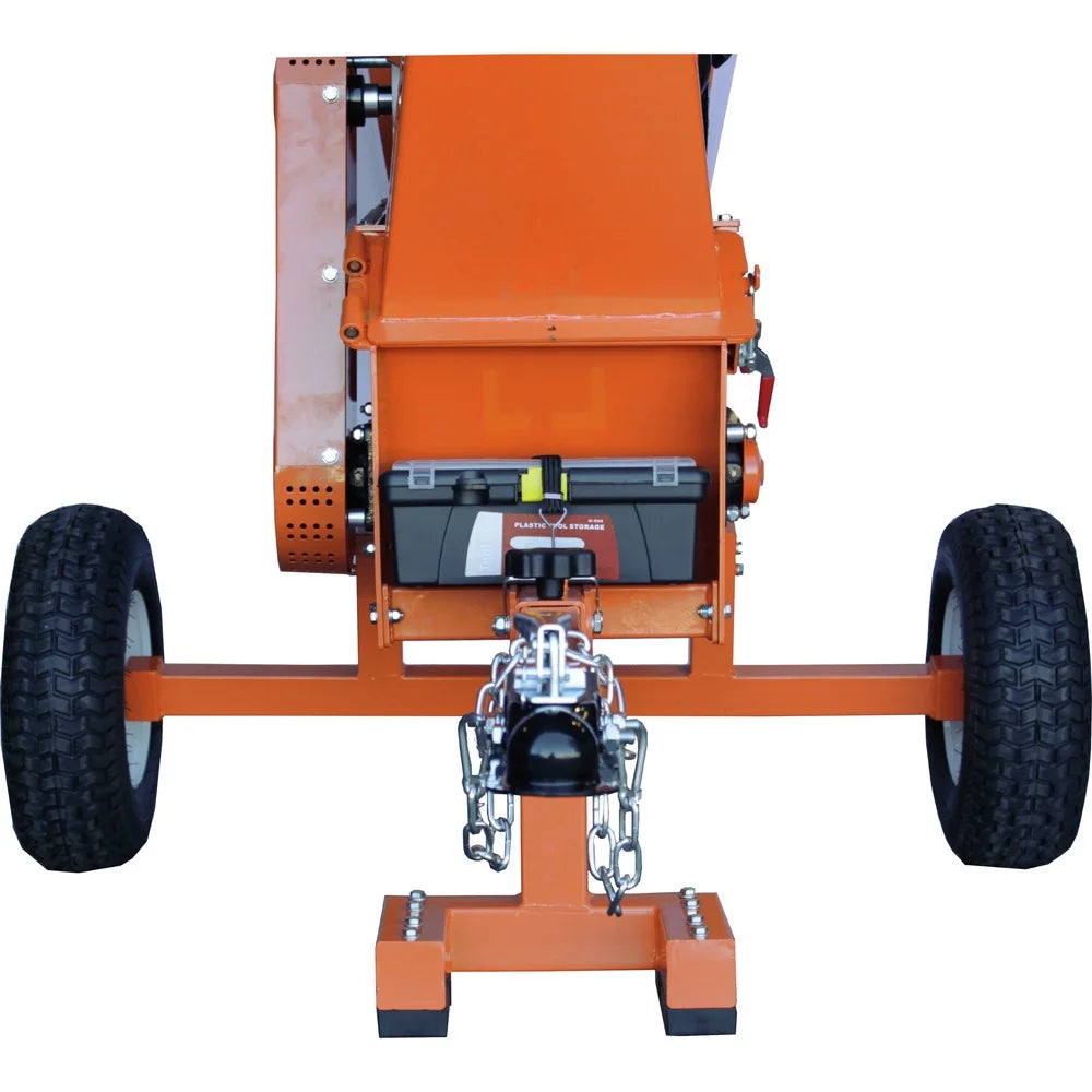 KOHLER CH440 14 HP 5 In. Chipper Shredder with Extra Steel Blades/All-Weather Protective Cover/Wheel Base Extension Kit/Tow Bar