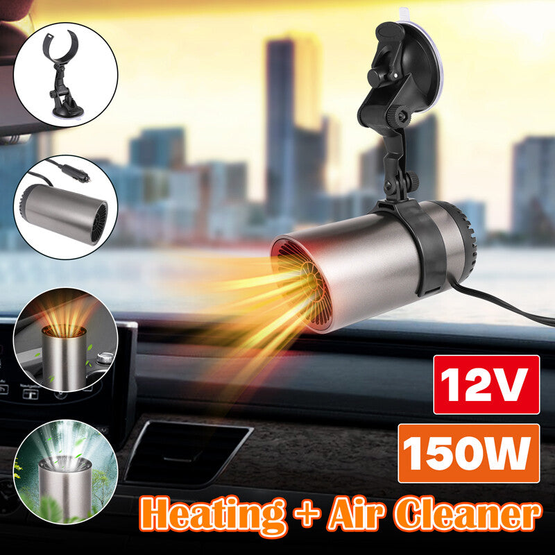 Plug in Cigarette Lighter Car Heater Internal Purify Air Heater Cooler Defogging