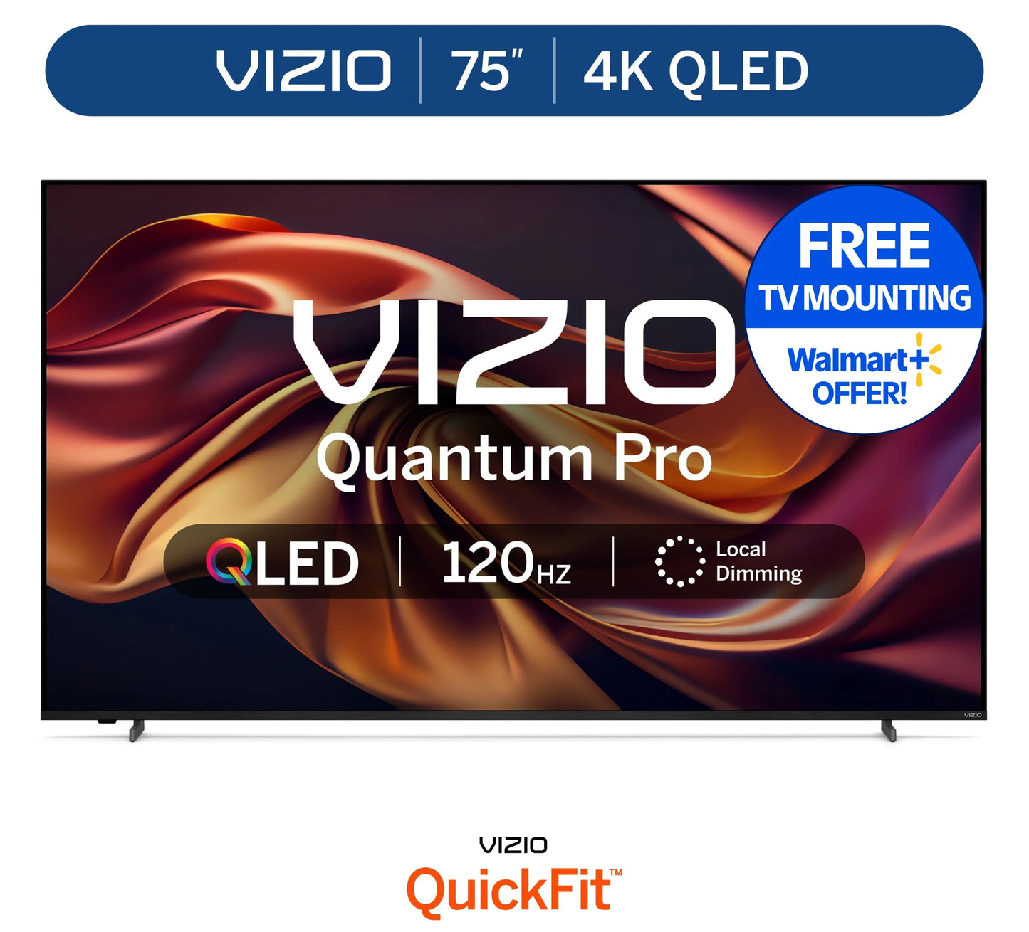 75" Class Quantum Pro 4K QLED HDR Smart TV (VQP75C-84)