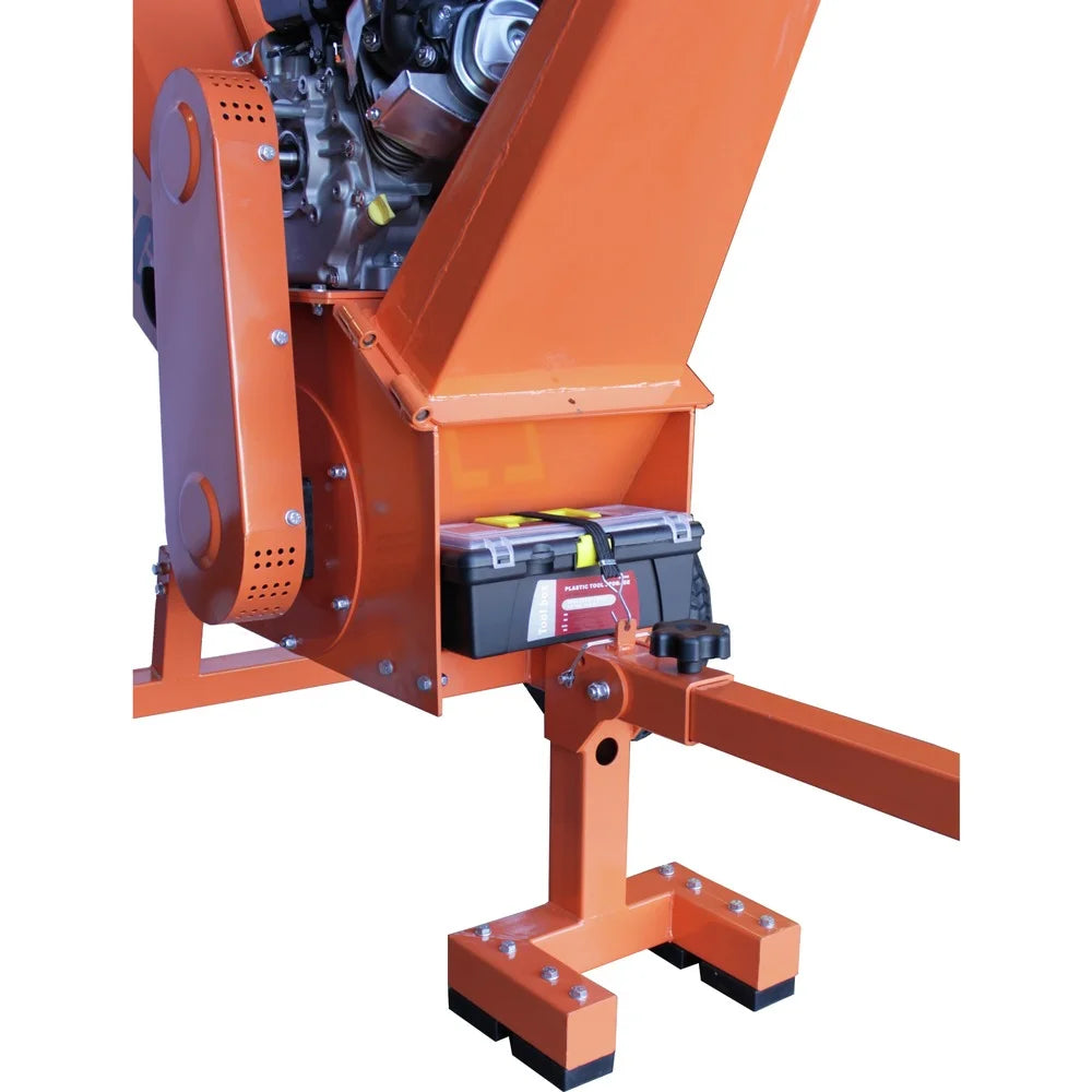 KOHLER CH440 14 HP 5 In. Chipper Shredder with Extra Steel Blades/All-Weather Protective Cover/Wheel Base Extension Kit/Tow Bar