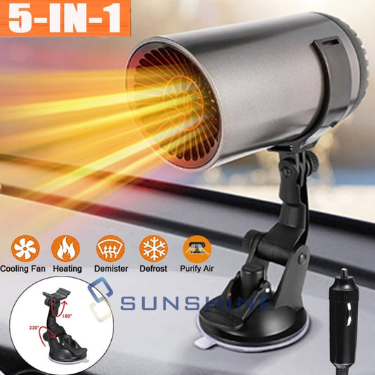 Plug in Cigarette Lighter Car Heater Internal Purify Air Heater Cooler Defogging