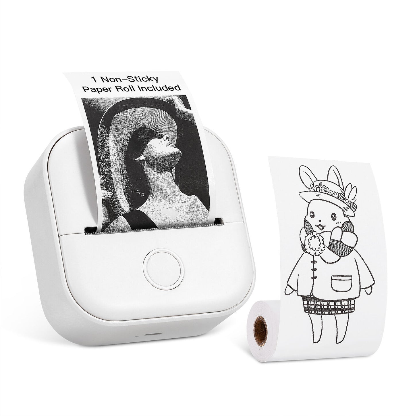 Phomemo Mini Pocket Thermal Printer Wireless Bluetooth Photo T02 or Label Paper