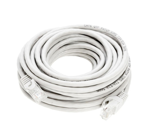 CAT6 Ethernet Patch Cord RJ45 LAN Network Cable White 25FT-200FT Multi-Pack LOT