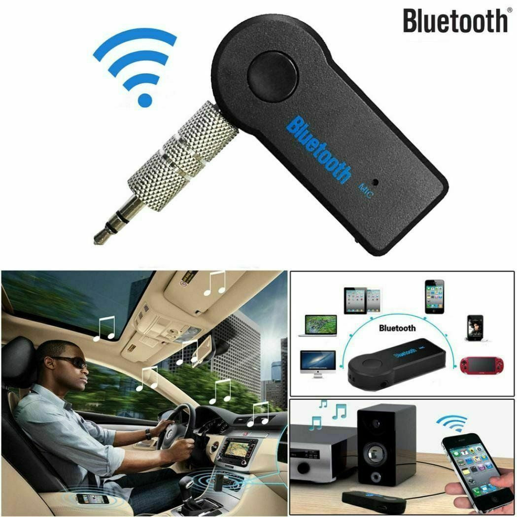 Wireless Bluetooth 3.5Mm AUX Audio Stereo Music Home Car Receiver Adapter New
