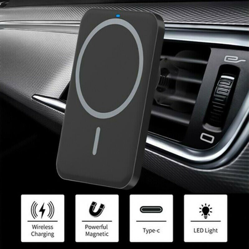 Magnetic Wireless Charger Car Mount Holder for Iphone 13 14 15 Pro Max Magsafe