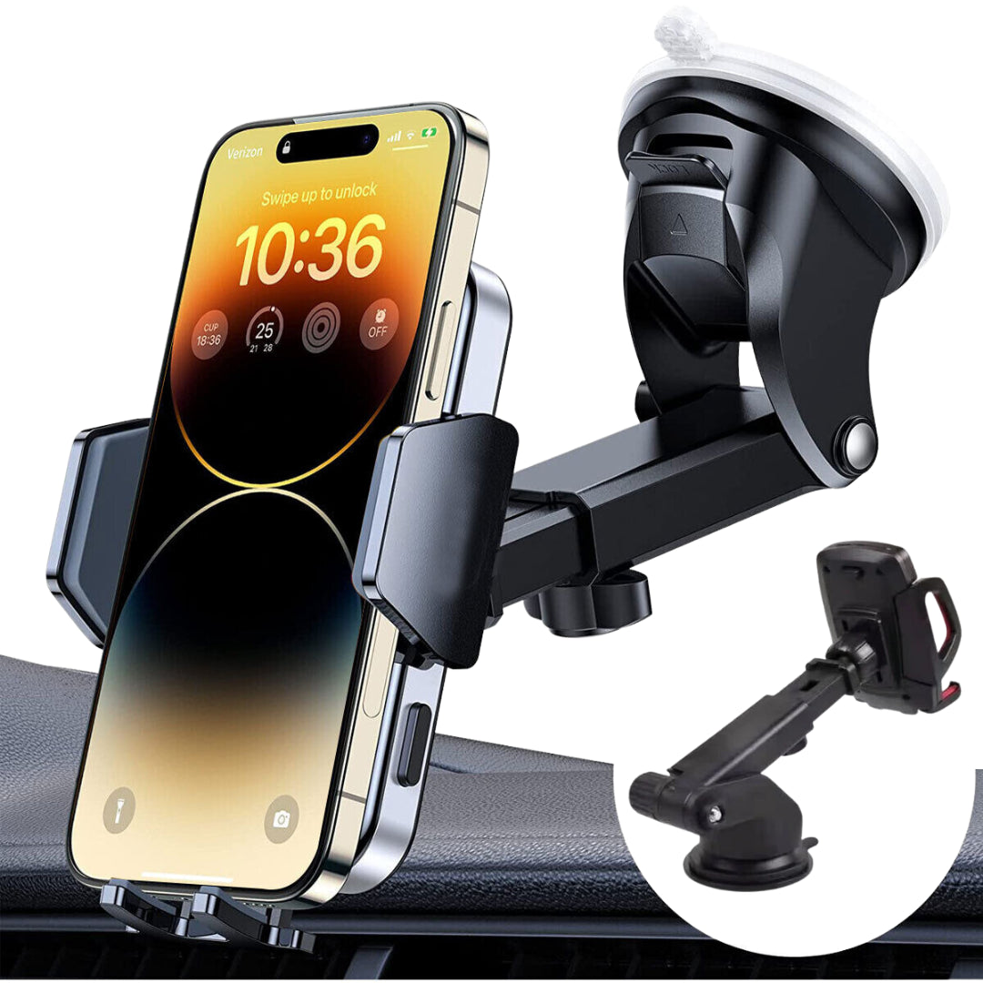 Base Para Poner Sujetar El Telefono En Carro Soporte Celular Movil GPS Coche 360