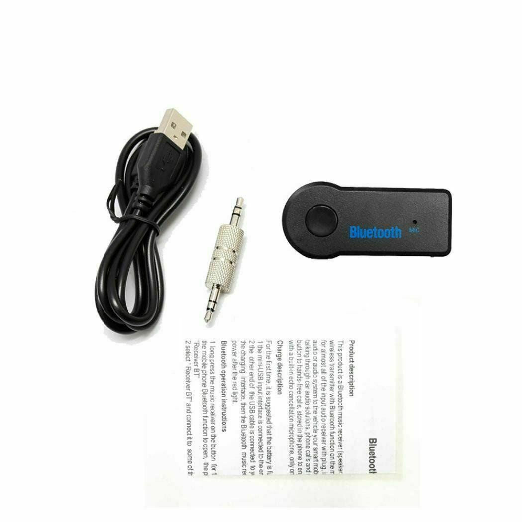 Wireless Bluetooth 3.5Mm AUX Audio Stereo Music Home Car Receiver Adapter New