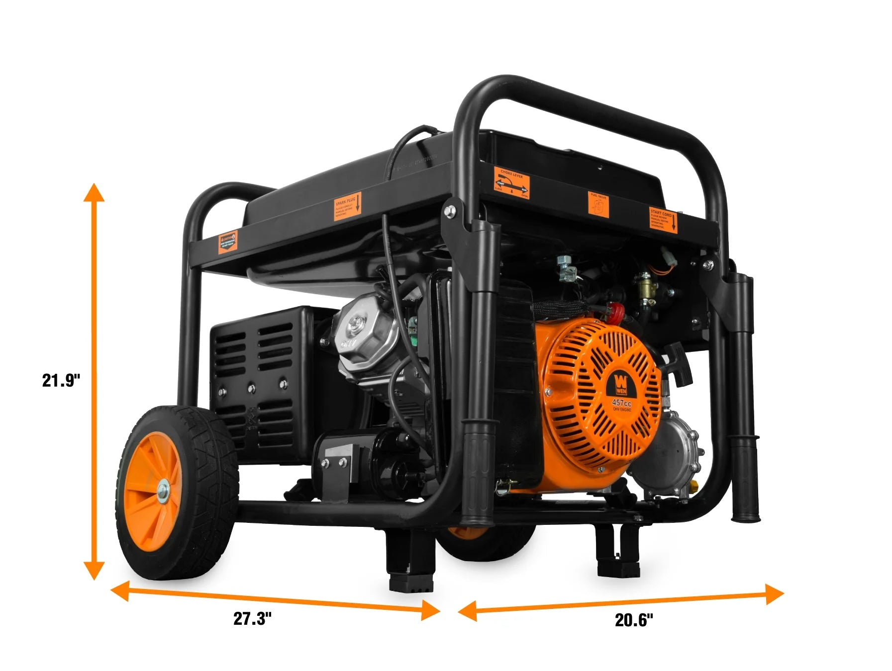 11,000-Watt 120V/240V Dual Fuel Portable Generator with Wheel Kit and Electric Start (DF1100T)