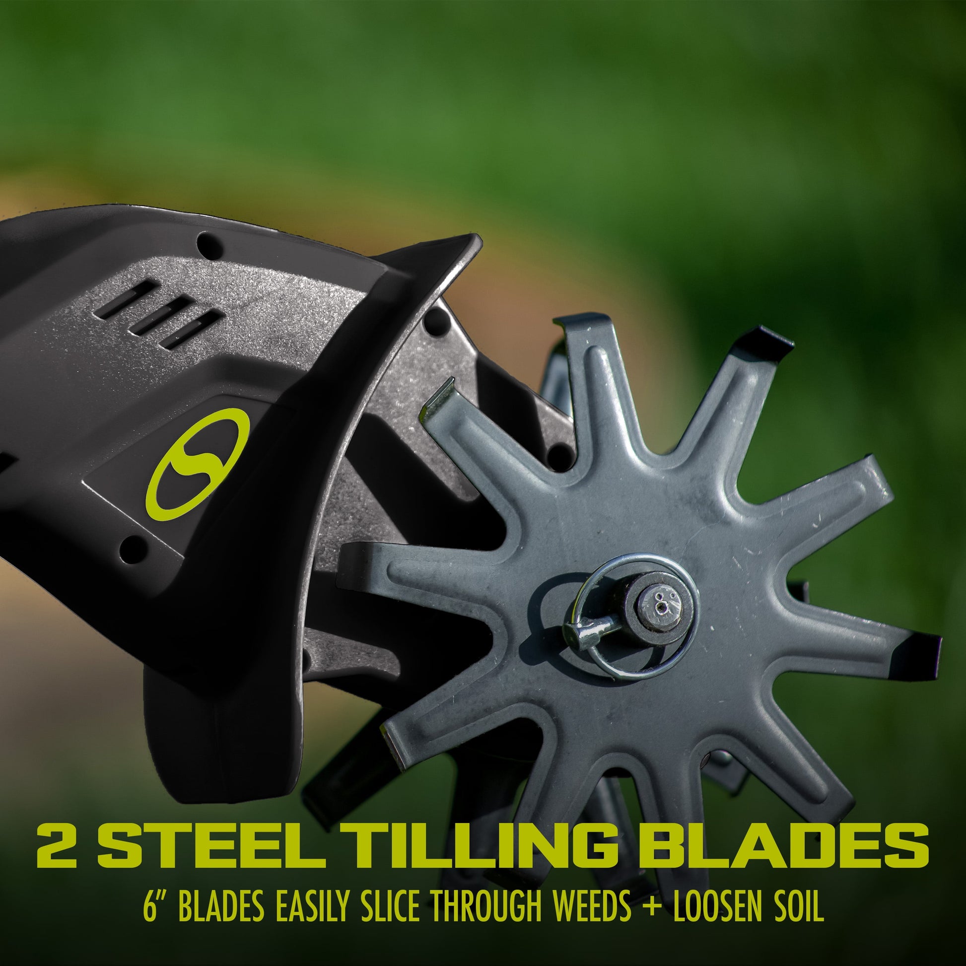 24V Cordless Garden Tiller Cultivator Kit with Battery and Charger, 24V-TLR-LTE