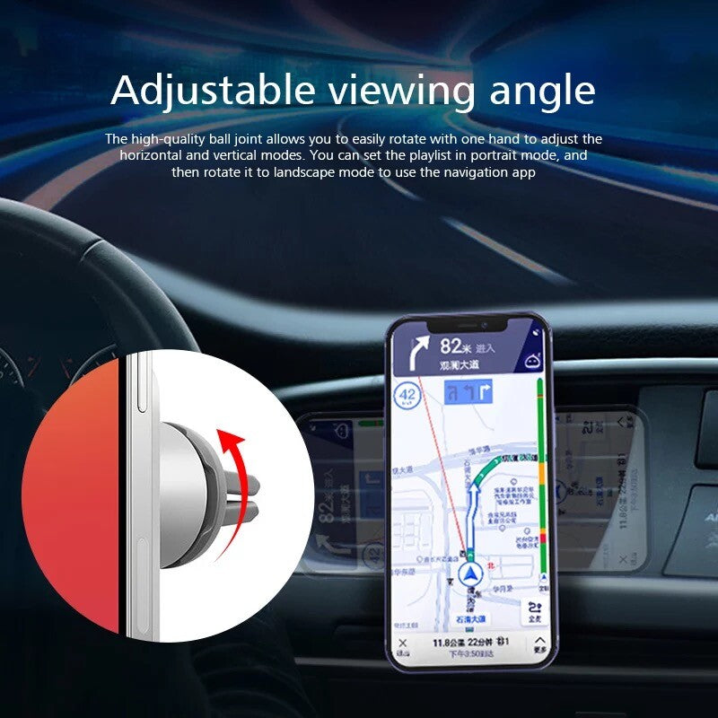Car Wireless Fast Charger Magnetic Phone Mount Holder for Iphone 12 Pro MAX Mini