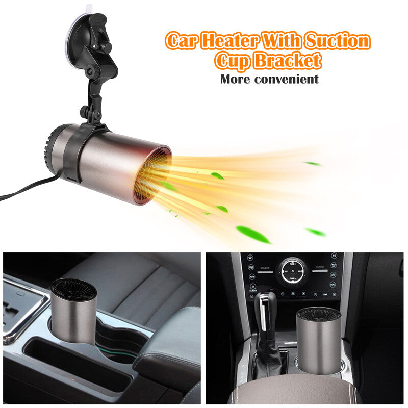 Plug in Cigarette Lighter Car Heater Internal Purify Air Heater Cooler Defogging