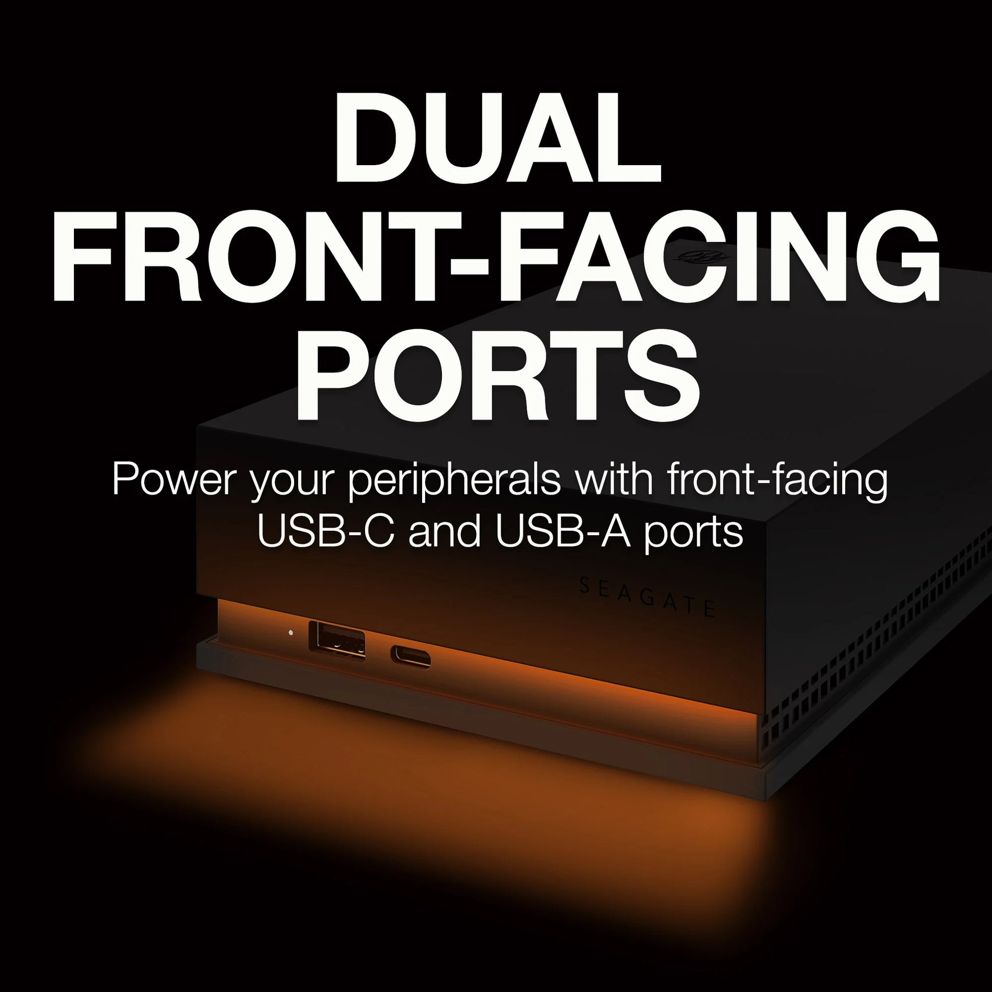 Firecuda Gaming Hub 8TB External USB 3.2 Gen 1 Hard Drive with RGB LED Lighting