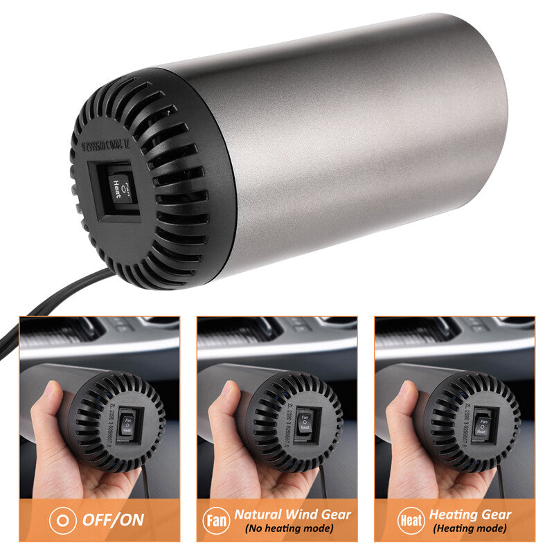 Plug in Cigarette Lighter Car Heater Internal Purify Air Heater Cooler Defogging