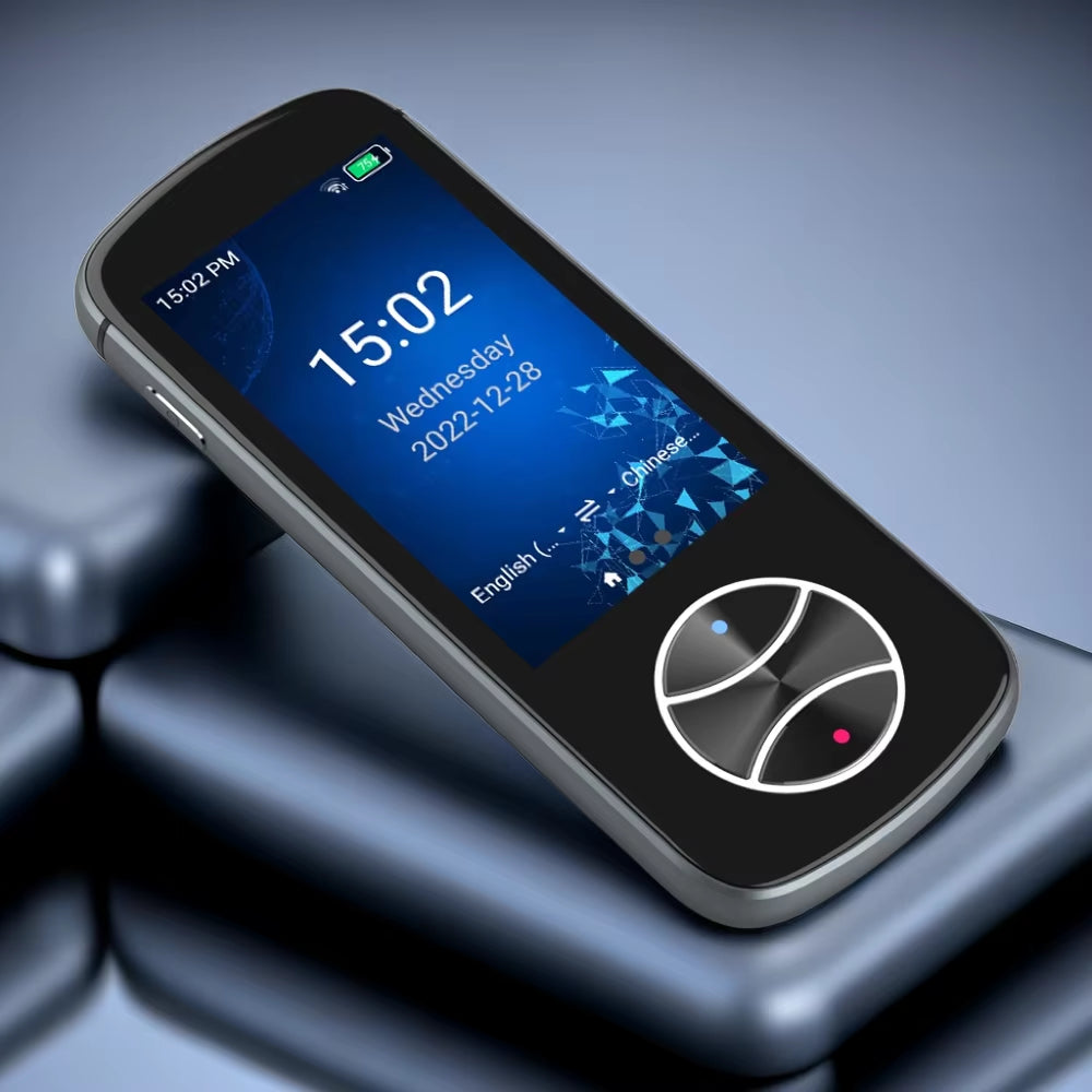 V10 Language Translator Device Smart Voice AI Translator Portable Audio Translator 137 Language in Real Time Offline Translator