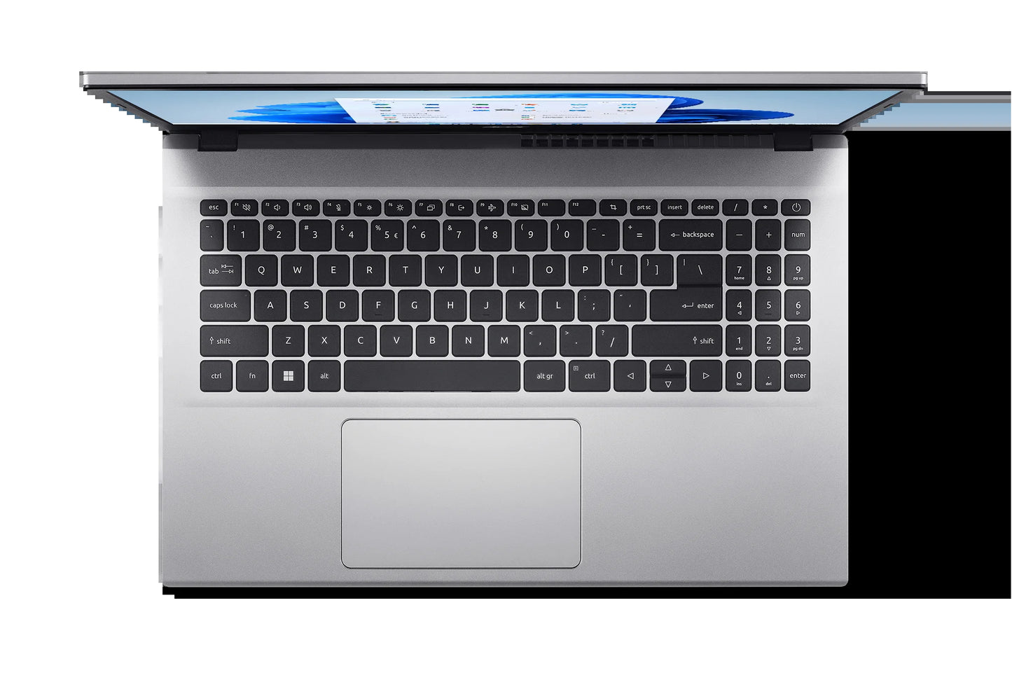 Aspire 3, 15.6" Full HD Display, 12Th Gen Intel Core I5-1235U, Intel Iris Xe Graphics, 8GB DDR4, 256GB Nvme SSD, Silver, Windows 11 Home, A315-59-53ER