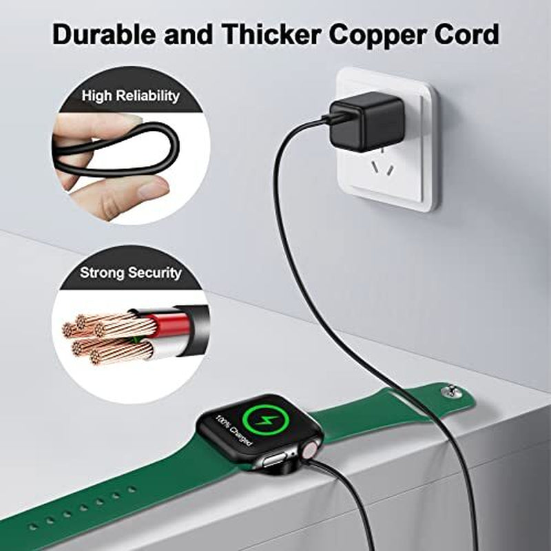 Para Apple Watch Iwatch Series 1/2/3/4 Cable Magnético Cargador Rápido Inalám