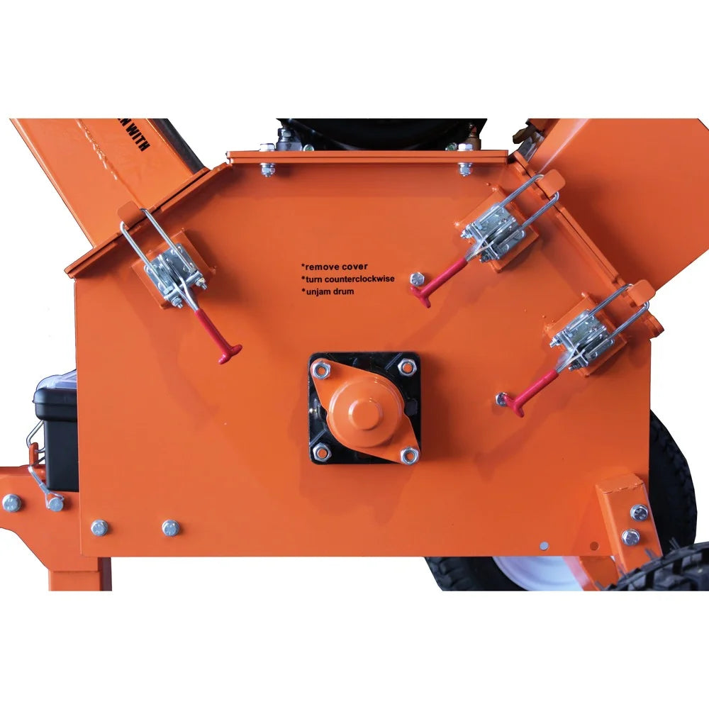 KOHLER CH440 14 HP 5 In. Chipper Shredder with Extra Steel Blades/All-Weather Protective Cover/Wheel Base Extension Kit/Tow Bar