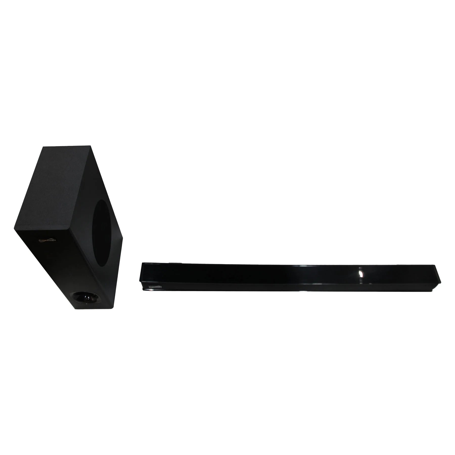 Supersonic 35" Optical Bluetooth Soundbar and Subwoofer with Large LED Display (SC-1422SBW)
