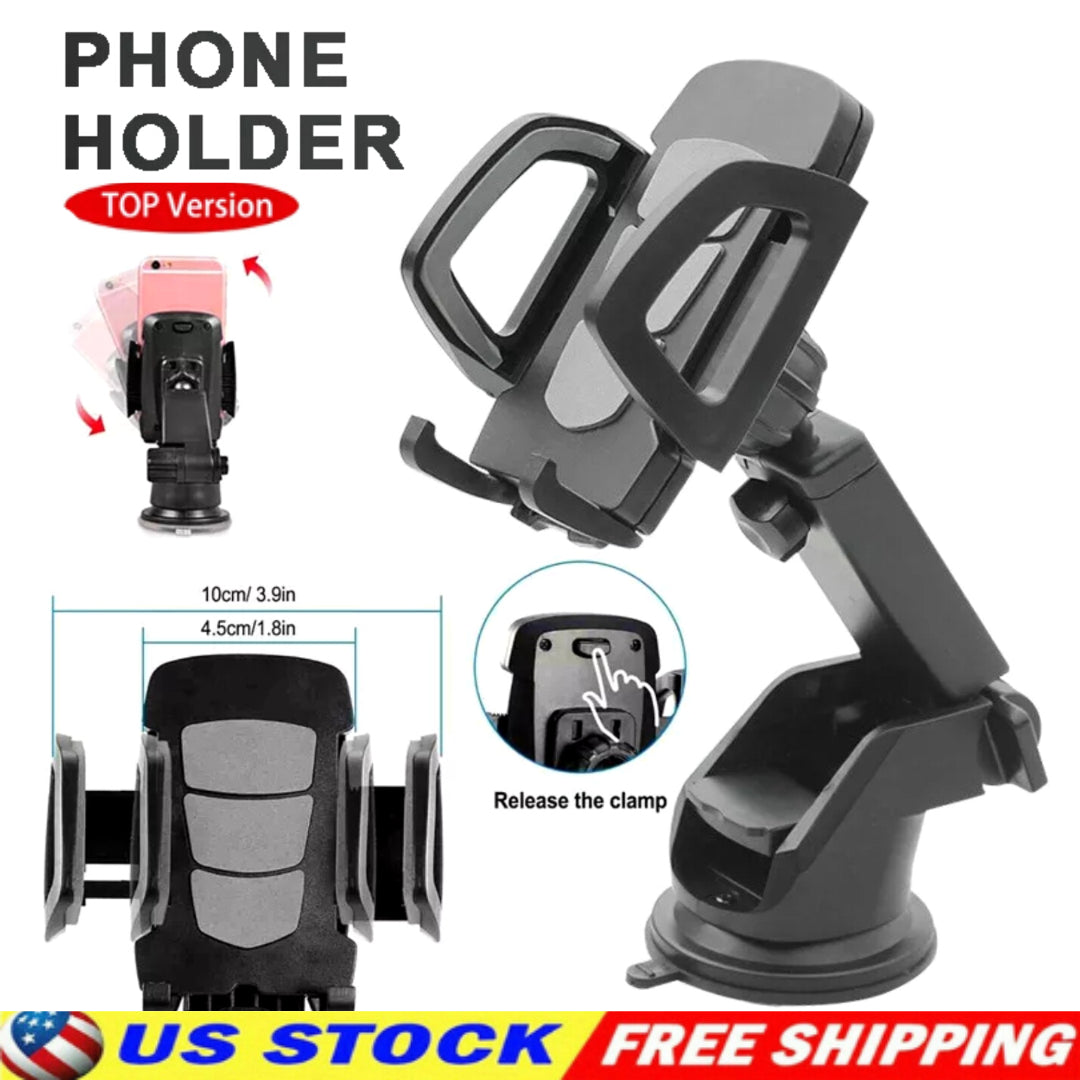 Base Para Poner Sujetar El Telefono En Carro Soporte Celular Movil GPS Coche 360