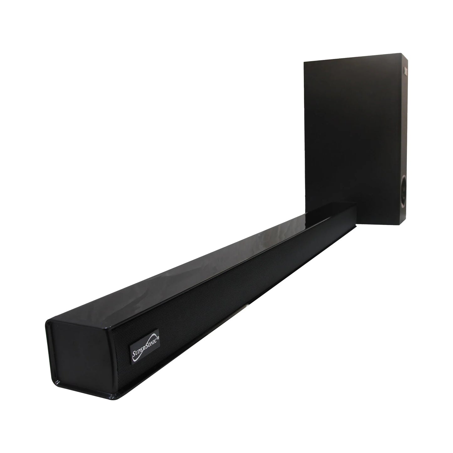 Supersonic 35" Optical Bluetooth Soundbar and Subwoofer with Large LED Display (SC-1422SBW)