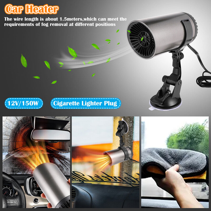 Plug in Cigarette Lighter Car Heater Internal Purify Air Heater Cooler Defogging