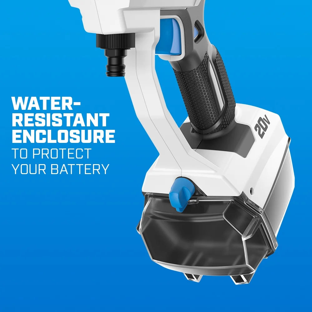 20-Volt Cordless Vehicle Pressure Cleaner (Battery Not Included) Lightweight Portable Cleaner